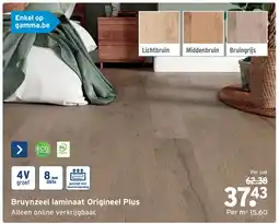 GAMMA Bruynzeel laminaat Origineel Plus aanbieding