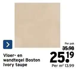 GAMMA Vloer- en wandtegel Boston aanbieding