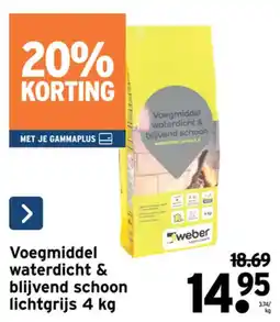GAMMA Voegmiddel waterdicht & blijvend schoon aanbieding