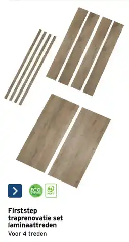 GAMMA Firststep Traprenovatie Set Laminaattreden aanbieding