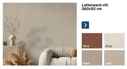 GAMMA Lattenwand Wilt aanbieding