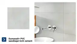 GAMMA Dumawall+ PVC wandtegel licht cement aanbieding