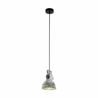 Leen Bakker EGLO hanglamp Barnstaple - grijs/zwart - Leen Bakker aanbieding