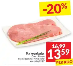 Intermarché Kalkoenlapjes aanbieding