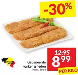 Intermarché Gepaneerde varkenssneden aanbieding