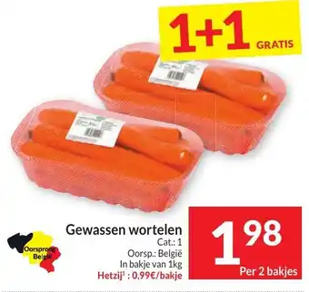 Intermarché Gewassen wortelen aanbieding
