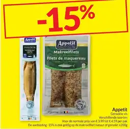 Intermarché Appetit makreelfilets aanbieding