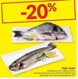 Intermarché Hele vissen aanbieding