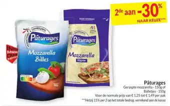 Intermarché Pâturages Mozzarella aanbieding