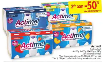 Intermarché Actimel Drinkyoghurt aanbieding