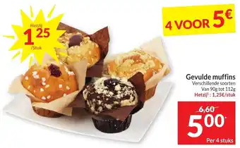 Intermarché Gevulde muffins aanbieding