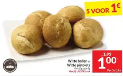 Intermarché Witte bollen of witte pistolets aanbieding