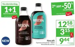Intermarché Nescafé espresso concentrate aanbieding
