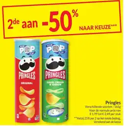Intermarché Pringles aanbieding