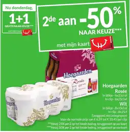 Intermarché Hoegaarden Rosée aanbieding