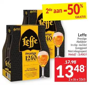 Intermarché Leffe Prestige 1240 aanbieding
