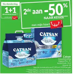 Intermarché Catsan kattenbakvulling aanbieding