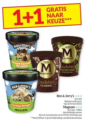 Intermarché Ben & Jerry's aanbieding
