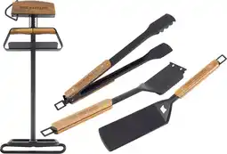 Coolblue The Bastard Kit d'Ustensiles de Barbecue Pro aanbieding