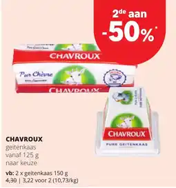 Eurospar chavroux geitenkaas aanbieding