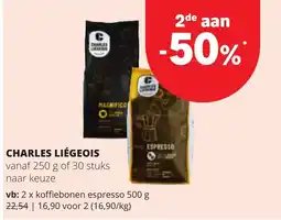 Eurospar charles liégeois aanbieding