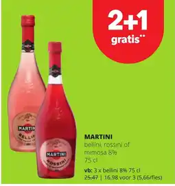 Eurospar Martini aanbieding