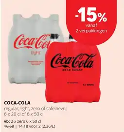 Eurospar Coca-Cola aanbieding