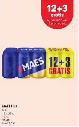 Eurospar Maes pils aanbieding
