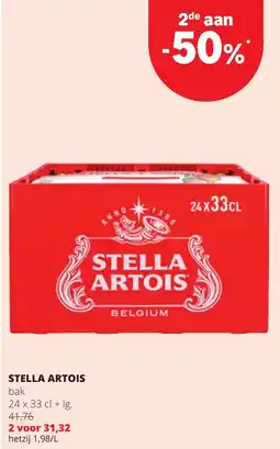 Eurospar Stella artois aanbieding