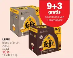 Eurospar Leffe blond of bruin aanbieding