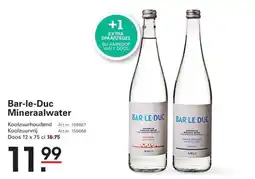 Sligro Bar-le-Duc mineraalwater aanbieding