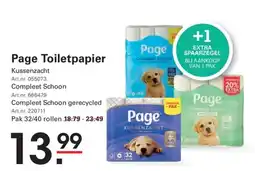 Sligro Page Toilet papier aanbieding