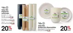 Sligro Take Dis Papieren saus cups aanbieding