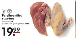 Sligro Parelhoenfilet suprême aanbieding