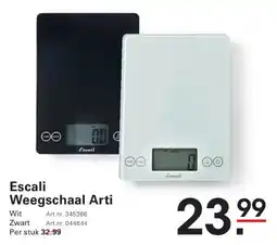 Sligro Escali weegschaal arti aanbieding
