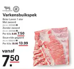 Sligro Varkensbuikspek aanbieding