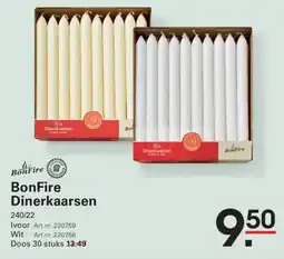 Sligro BonFire Dinerkaarsen aanbieding