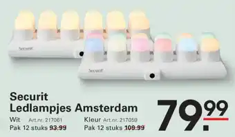 Securit ledlampjes amsterdam