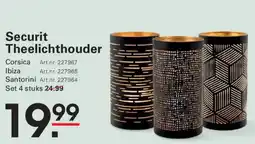 Sligro Securit theelichthouder aanbieding