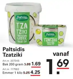 Sligro Paltsidis Tzatziki aanbieding