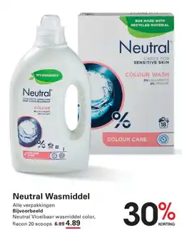 Sligro Neutral Wasmiddel aanbieding