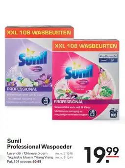 Sligro Sunil Professional Waspodder aanbieding