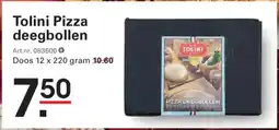 Sligro Tolini pizza deegbollen aanbieding