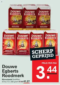 Sligro Douwe Egberts Roodmerk aanbieding