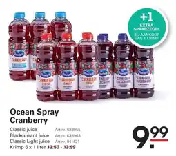 Sligro Ocean spray cranberry aanbieding