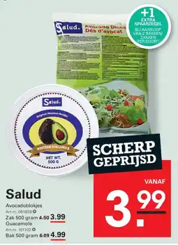 Sligro Salud Avocadoblokjes aanbieding