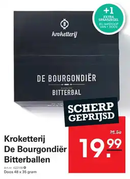 Sligro Kroketterij De Bourgondiër Bitterballen aanbieding