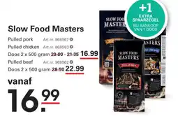 Sligro Slow Food Masters pulled beef aanbieding
