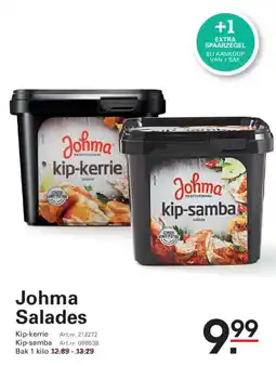 Sligro Johma salades aanbieding