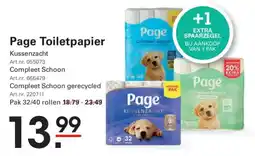 Sligro Page toiletpapier aanbieding